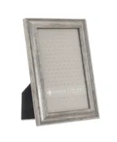 Classic Bead Border Burnished Picture Frame, 4" x 6" - Silver