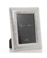 Pebble Design Metal Picture Frame, 4" x 6" - Silver