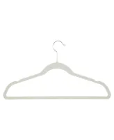 Collapsible Hangers and Velvet Non-Slip Hangers, 55 Piece