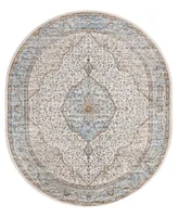 Bayshore Home Melvil MEL01 7'10" x 10' Oval Area Rug