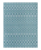 Bayshore Home High-Low Pile Latisse Textured Outdoor LTO02 7'10" x 10' Area Rug