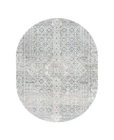 Bayshore Home Aquidneck AQU05 7'10" x 10'2" Oval Area Rug