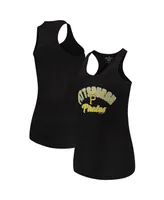 Women's Soft As A Grape Black Pittsburgh Pirates Multicount Racerback Tank Top