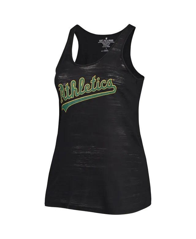 Lids Oakland Athletics DKNY Sport Women's Tri-Blend Tank Top