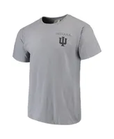 Men's Gray Indiana Hoosiers Comfort Colors Campus Scenery T-shirt