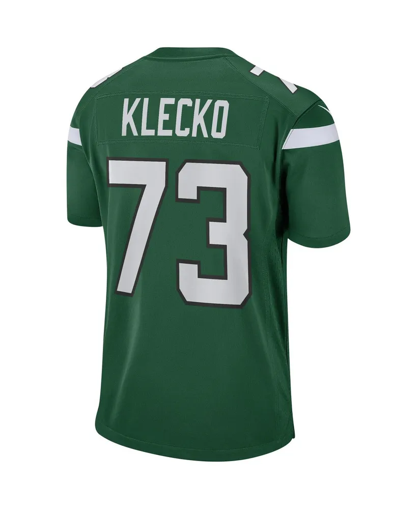 Men's Nike Joe Klecko Gotham Green New York Jets Game Retired Player Jersey