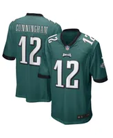 Men's Nike Randall Cunningham Midnight Green Philadelphia Eagles Game Retired Player Jersey