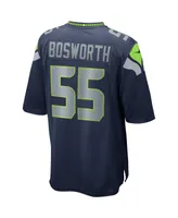 Men's Nike Brian Bosworth College Navy Seattle Seahawks Game Retired Player Jersey
