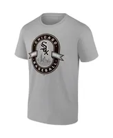 Men's Fanatics Gray Chicago White Sox Iconic Glory Bound T-shirt