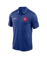 Men's Nike Royal Chicago Cubs Diamond Icon Franchise Performance Polo Shirt