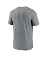 Men's Nike Heathered Charcoal Atlanta Braves Local Rep Legend Performance T-shirt