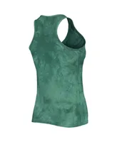 Women's Concepts Sport Green Michigan State Spartans Billboard Tie-Dye Tank Top and Shorts Set