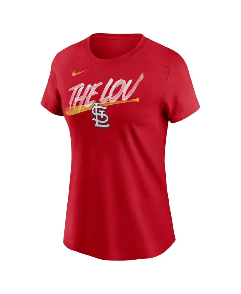 Women's Nike Red St. Louis Cardinals Local Team T-shirt