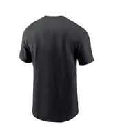 Men's Nike Black Arizona Diamondbacks Camo Logo Team T-shirt