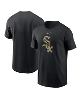 Men's Nike Black Chicago White Sox Team Camo Logo T-shirt