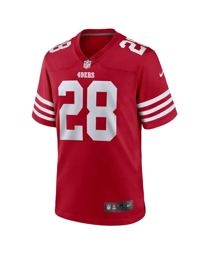 Men's Nike Trey Sermon Scarlet San Francisco 49ers Player Game Jersey