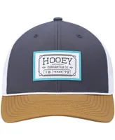 Men's Hooey Navy, Tan Doc Trucker Snapback Hat