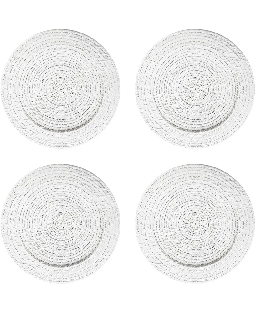 American Atelier 13" Charger Plates, Set of 4