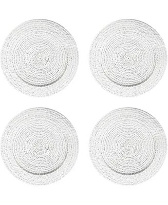 American Atelier 13" Charger Plates, Set of 4