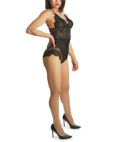 MeMoi Adalene Sheer Lingerie Bodysuit