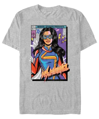 Men's Marvel Film Ms. Cover Short Sleeve T-shirt