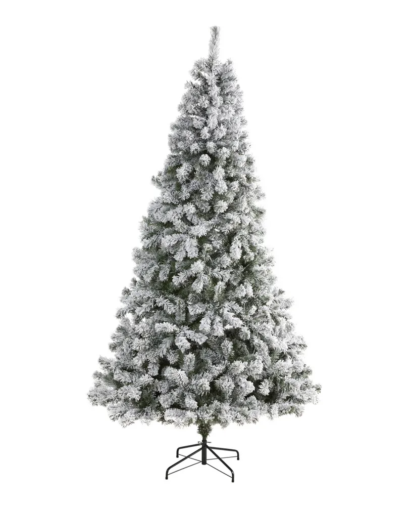 Flocked West Virginia Fir Artificial Christmas Tree