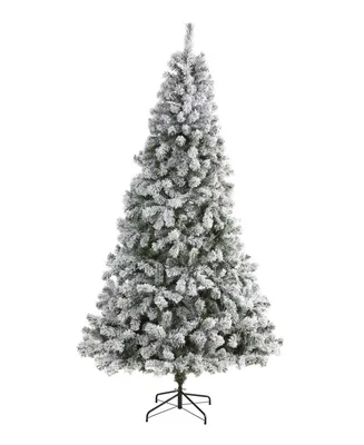 Flocked West Virginia Fir Artificial Christmas Tree
