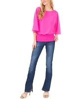 Sam & Jess Women's Smocked-Waist Top