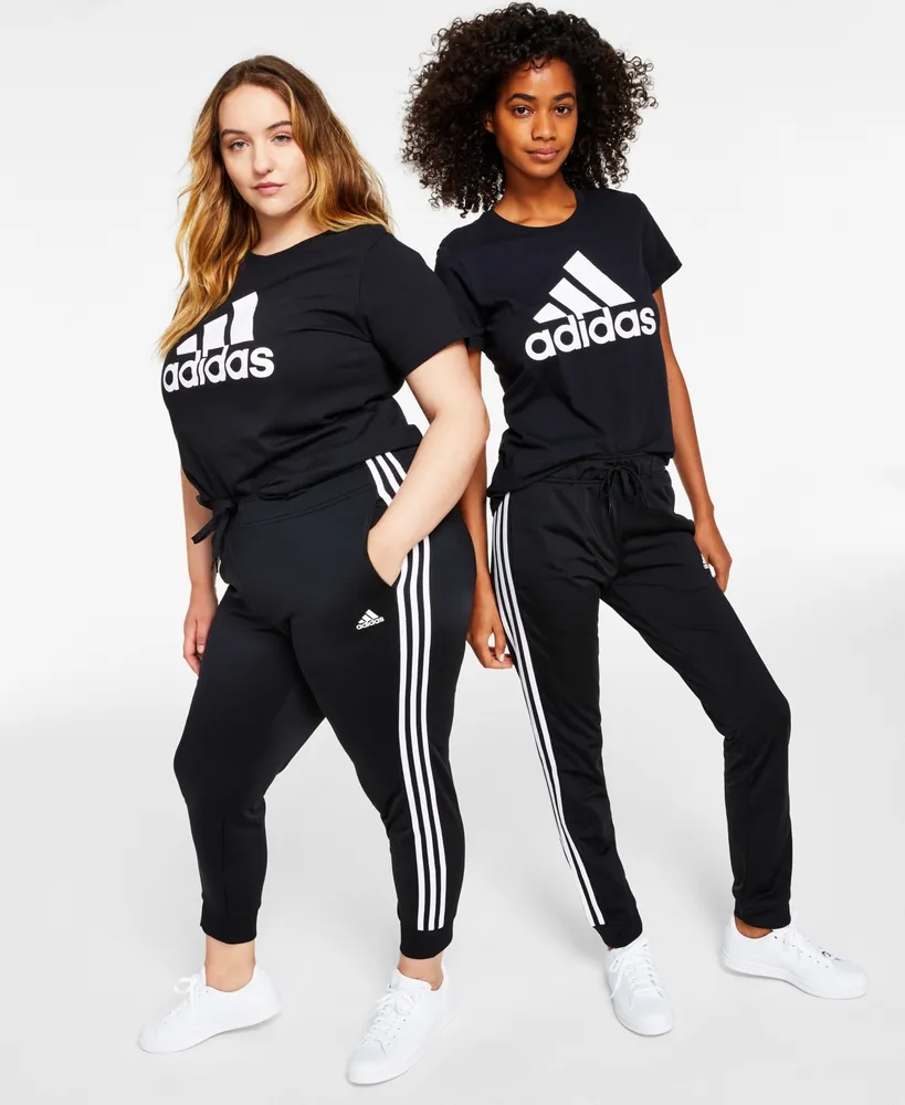 Adidas Women's Essentials Warm-Up Slim Tapered 3-Stripes Track