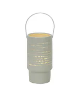 Flora Bunda Led Scale Ceramic Lantern, 5"