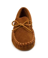 Minnetonka Men's Leather Laced Softsole Moccasins