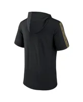 Men's Fanatics Black Lafc Definitive Victory Short-Sleeved Pullover Hoodie
