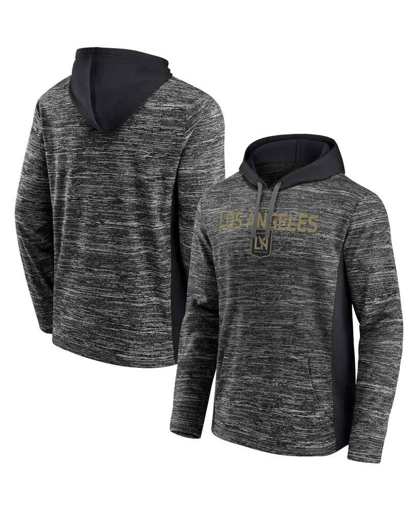 Men's Fanatics Charcoal Lafc Shining Victory Space-Dye Pullover Hoodie