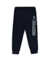 Men's Concepts Sport Deep Sea Blue Seattle Kraken Big and Tall Pullover Hoodie Joggers Sleep Set