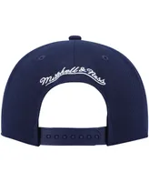 Men's Mitchell & Ness Navy Indiana Pacers Core Side Snapback Hat