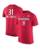 Men's Nike Tina Charles Red Washington Mystics Explorer Edition Name Number T-shirt