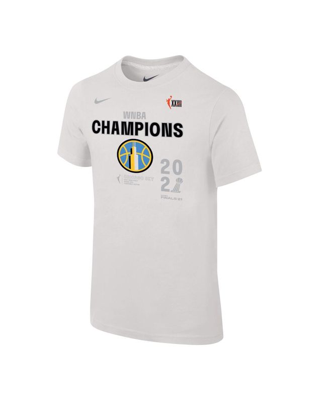 Men's Nike White Chicago Sky 2021 Wnba Finals Champions T-shirt