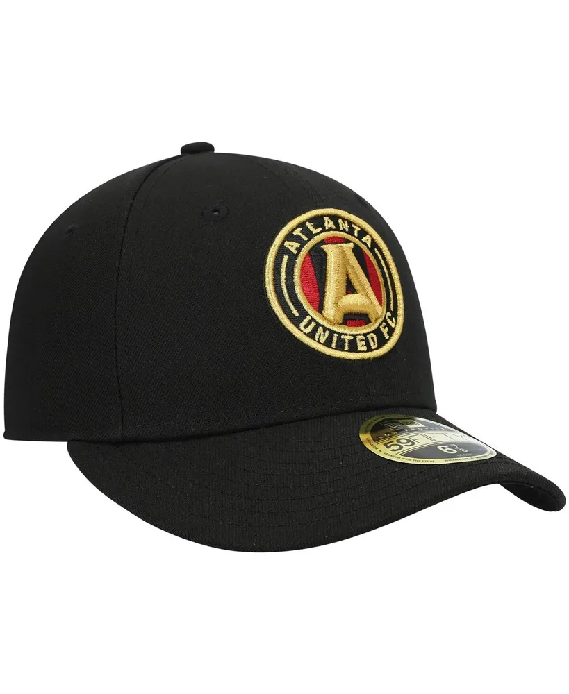 Men's New Era Black Atlanta United Fc Primary Logo Low Profile 59FIFTY Fitted Hat