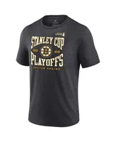 Men's Fanatics Charcoal Boston Bruins 2022 Stanley Cup Playoffs Wraparound T-shirt