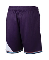 Men's Mitchell & Ness Purple Utah Jazz Hardwood Classics Primary Logo Swingman Shorts