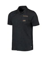 Men's The Wild Collective Black Lafc Abstract Palm Button-Up Shirts