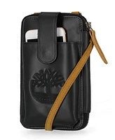 Timberland Rfid Leather Phone Crossbody Wallet Bag