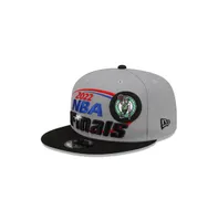 Men's New Era Gray/Black Boston Celtics 2022 Eastern Conference Champions Locker Room 9FIFTY Snapback Adjustable Hat