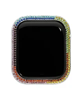 Steve Madden Women's Rainbow Crystal Protective Case designed for Apple Watch 40mm