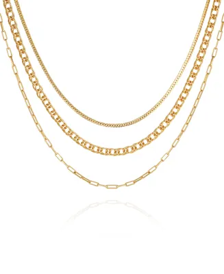Vince Camuto Gold-Tone Multi Layered Chain Necklace - Gold