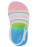 Nautica Toddler and Little Girls Luz Slide Sandals