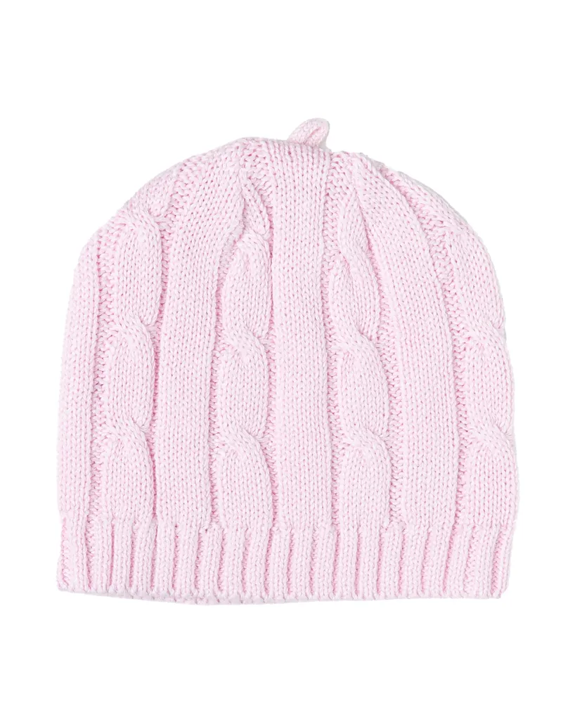 Baby Girls Cable Knit Beanie Hat