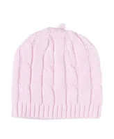 Baby Girls Cable Knit Beanie Hat