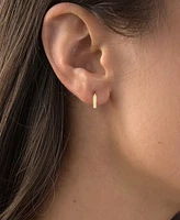 Hoop Earrings 14K Gold Plated or Sterling Silver