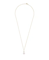 Cultured Freshwater Pearl and Diamond Accent Pendant Necklace in 14K Yellow Gold